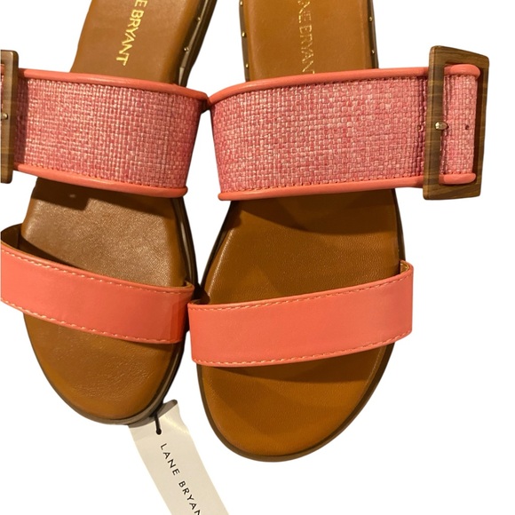 Lane Bryant Pink Women's Sandals - Picture 4 of 6